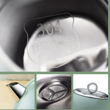 Electric Kettle 304 Stainless Steel Quick-Burning Water Boiler Hot Water Pot Household Kitchen Appliances