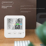 Electronic Digital Temperature Humidity Meter Indoor Outdoor Thermometer Hygrometer Weather Station Clock