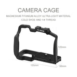 For Panasonic Lumix GH5 /GH5S Camera Cage with Cold Shoe Mount Side Grip Top Handle for Monitor Holder Flash Light DIY Options