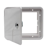 Boat Square Electric Cable Hatch Access Door &amp; 2 Keys Electric Power Cord Cable Hatch For Marine RV Yacht Motorhome Camper