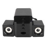 USB Desktop Computer Speaker Dynamic RGB Backlight Laptop Speaker with Subwoofer USB DC 5V for Music Movies Gaming