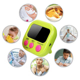 Mini Digital Kitchen Timer Big Digits Loud Alarm Magnetic Backing Stand with Large LCD Display for Cooking Baking Sports Games