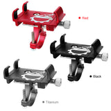 Bike Holder Bicycle Phone Mount Aluminium Motorcycle Scooter Handlebar Phone Holder for 3.0 - 6.8 inch Smartphone Mount Bracket