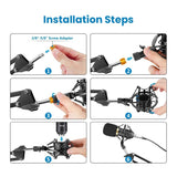 Microphone Arm Stand Microphone Stand Scissor Arm Adjustable Mic Desk Mount Stand For Live Streaming Recording Game