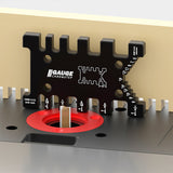Router Table Insert Plate Workbench Circular Saw Flip Cover Plate W/ Miter Gauge Guide Aluminium Profile Fence Sliding Brackets