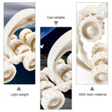 1PC Manual Roller Massager Multi-purpose Spine Neck Back Massager (Non-magnetic)