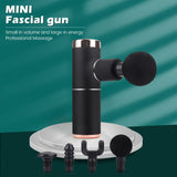 Mini Massage Gun Handle USB Electric Massager Therapy Pocket Multicolor Massage Gun Muscle Body Pain Relief Fascia Gun with box