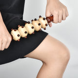 1PC Wood Massage Stick Roller Massager Reflexology Therapy Meridians Scrap For Hand Foot Abdomen Back Body Muscle Relax Tool