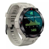 K37 Men Smart Watch GPS Navigation Sport Fitness Tracker 480mAh Big Battery Heart Rate Monitor IP68 Waterproof Smartwatch