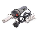 220V 450W 450 Degree LCD Adjustable Electronic Heat Hot Air Gun Desoldering Soldering Station IC SMD BGA Rework 4 Nozzle