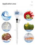 PH-98211 Multipurpose pH Meter Digital Acidity Meter pH Tester Soil Meter Tester with White Backlight for Cheese Meat Soil 40%