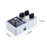 POCKVERB Reverb &amp; Delay Guitar Effect Pedal 7 Reverb Effects + 7 Delay Effects With Tap Tempo Function Full Metal Shell