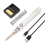 Handskit USB Charging Soldering Iron 5V 8W Adjustable Temperature Electric Soldering Iron Kit with Soldering station solder Wire