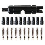 Dropship-Presta Valve Core Bike Kit-Presta Valve Caps Presta Tool Removal-Tubeless Tire Valve Repair For MTB And Road Bicycle