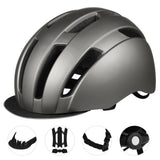 Bike Helmet with Detachable Cap-style Visor Men Women Breathable Bicycle Helmet Man mtb Bicycle Helmet Electric Scooter Helmet