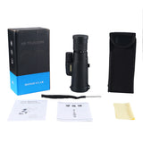 Baigish 10-30x42 Monocular Zoom High Power Telescope Dual Focus BAK4 Prism Optical Multi-coated Lens with Phone Clip Genuine