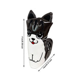 Golf Putter Cover Crooked Cat Magnetic Closure PU Leather Waterproof Golf Club Cover Blade Putter Cover Protector Golf Supplies