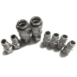 8Pcs European Style 1/4inch NPT Quick Coupling Male and Female Set Quick Connector Kit Quick Coupler Air Hose Pneumatic Fitting