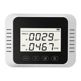Digital CO2 Sensor Meter PPM PM2.5 Carbon Dioxide Detector Gas Analyzer Air Quality Detect PM2.5 Meter Detector PM2.5 Tester