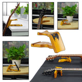 Rockhouse Guitar Neck Rest Cradle Guitar Neck Support Pillow Guitar Standfor Repairing, Strings Changing with Phone Stand