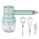 Multifunction Food Chopper Slicer Electric 4In1 Vegetable Cutter Masher Wireless Garlic Crusher Grinder Kitchen Gadgets