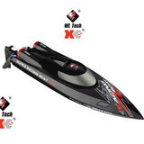 WL916 2.4Ghz RC High Speed Racing Boat 55km/h Speedboat Boat 2 Channels Rechargeable Batteries Boat Control Remote Gifts For Kid