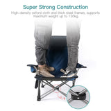 Fishing Chair Camp Chair Folding Beach Picnics Camping Chair Portable Adjustable Reclining Bed Nap Chair with Removable Footrest