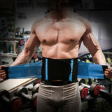 Men Women Adjustable Elastic Waist Support Belt Lumbar Back Medical Bone Orthopedic Exercise Brace Slimming Belt Waist Trainer