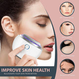 Electric Face Body Gua Sha Board Red Blue Light Therapy Scraping Plate V Face Anti Aging Heated Vibrating Beauty Facial Massager