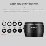 CEF-NZ Canon to Nikon Z5 Micro Single Adapter Ring Z6 Z7 Mount Nikon Lens Macro Adapter Ring Adapter Automatic Eye Control Focus