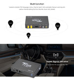 160km/h High Speed T338B H.264 HD DVB-T2 Car Digital TV Tuner DVB-T MPEG-4 Mobile TV Box Receiver with Dual Amplifier Antenna