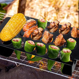 18 Holes Jalapeno Grill Rack For Chili,Stainless Steel Barbecue Chili Pepper Roasting Rack For Chicken Leg Wings,BBQ,Etc