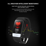 Hot Sale! Q1S Fitness Tracker ECG PPG Waterproof Heart Rate Monitor Smart Band Weather Forecast Smart Bracelet For IOS Android
