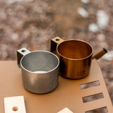 Camping Coffee Cup Outdoor Travel Cup Cookware Quality Portable Travel Stainless Steel Coffee Cups Picnic Hiking Tea Mug Cup