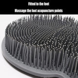Clean Massaged Feet Shower &amp; Bath Foot Scrubber Mat Softens Hard Skin On Heels Exfoliating Foot Brush Non-bending Foot Wash Pad