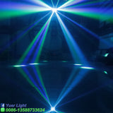 Music Control DMX RGBW LED Laser Strobe Disco DJ Beam Spot Stage Lighting Effect Party Dance Club Laser Butterfly Par Light