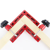 Woodworking Corner Square, Right Angle Clamp,90 Degree L-shaped Auxiliary Fixture for Picture Frame Box Drawer