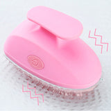 Hair Scalp Massager Shampoo Brush, Scalp Brush Hair Scrubber for Shower, Rechargeable Head Massager Stress Relax,Pink