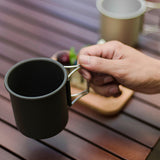 250ml Camping Water Cup Tea Cup Outdoor Coffee Mug Aluminum Alloy Water Mug for Outdoor Camping Hiking Backpacking Picnic