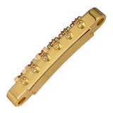 1 Set Skull Head Carved Split Bridge Electric Guitar Bridge Roller Saddle For LP Electric Guitar