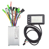 250W/350W 24-48V/36-60V Electric Bike Motor Controller with LCD Display Panel E Bike Scooter Motor Speed Controller Kit New