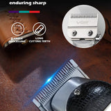 VGR Rechargeable Hair Clipper Electric Beard Hair Trimmer For Men Cordless Barber Adjustable Hair Cutting Machine