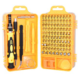 Adjustable 115 in 1 Magnetic Precision Screwdriver Set Computer Pc For Phone Repair Tool Kit H Non-Slip Handles Multifunctional