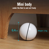 Smart Interactive Cat Toy USB Rechargeable LED Light Rolling Flash Ball Toy Home Pet Dog Cat Interactive Laser Ball Light Toys