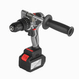 Cordless Drill Driver 21V 6.0A Battery 1/2 Inch Metal Keyless Chuck 20+3 Position 0-1550RMP Variable Speed Impact Hammer Drill