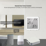 2022. WIFI Temperature Humidity Sensor Indoor Hygrometer Thermometer Detector Smart Life Remote Control Support Alexa Google