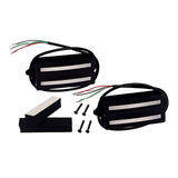 Guitar Pickup 4 Wire for Electric Guitar Pickup Dual Hot Rail Humbucker Electric/Pedal Steel Guitar Parts Aceessaries
