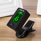 Guitar Tuner Clip-On Tuner Digital Electronic Tuner Acoustic with LCD Display for Guitar, Bass, Violin, Ukulele