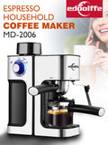 EU UK Plug 220V Home Coffee Machine Built-in Milk Frother Automatci Steam Coffee Maker Espresso Machine