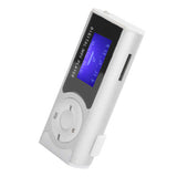 Portable Sports MP3 Music Player Mini Back-Clip LCD Mini Screen Music Media with Earphone Support Flashlight Mode